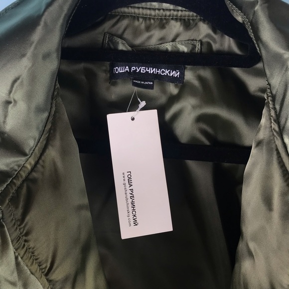Gosha Rubchinskiy MA-1 Bomber in Green